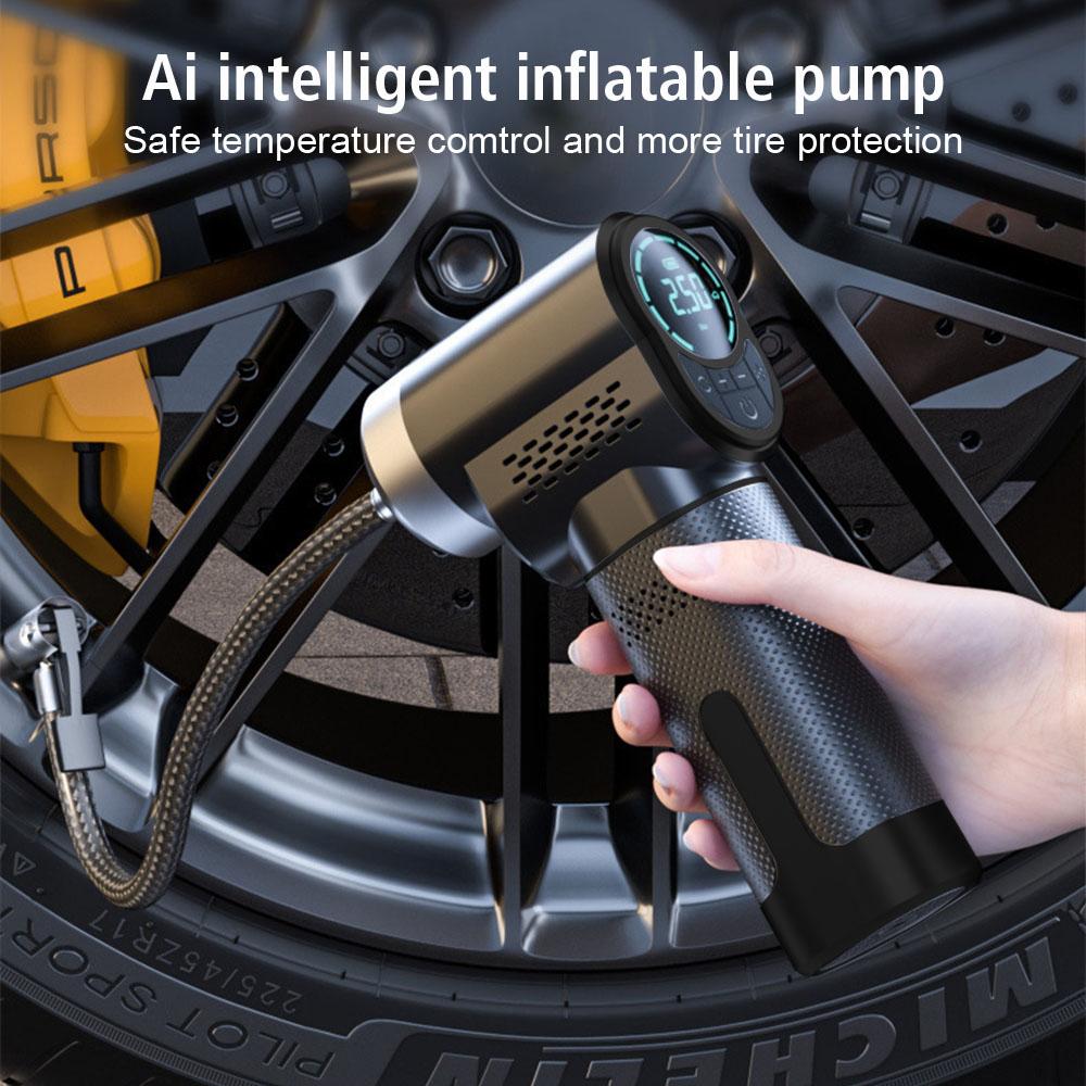 Wireless 150PSI Tire Accessories for Car Motorcycle Bike Tire Boat Ball Smart Car Tire Air Pump Car Air Compressor Electric Portable