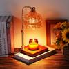 Candle Warmer Lamp with Timer &Dimmer, Adjustable Height Candle Wax Warmer Warming Lamp with 2x50W Bulbs for Scented Candles for Housewarming Bedroom
