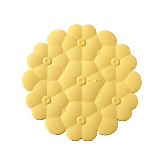 

Толстая силиконовая подставка под горячее, форма цветка, термостойкая подставка под тарелки, кастрюли, сковороды, нескользящая, устойчивая к царапинам, защита кухонного стола жёлтый