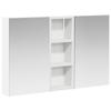 Bathroom Cabinet Set 3 Pcs 80 X 10.5 X 50 Cm Particleboard