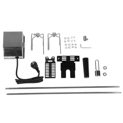 Universellt Grill Rotisserie Kit 304 Rostfritt Stål 52,4 Tum 33lb Lastkapacitet Automatisk Roterande