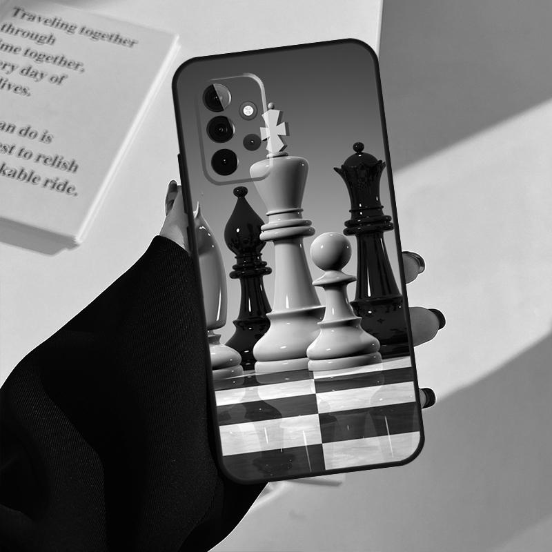 Chess Case For Samsung Galaxy A54 A34 A14 A13 A33 A53 A73 A51 A71 A50 A12 A22 A32 A52 A72 Cover