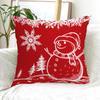 New Christmas Decoration Digital Printing Pillowcase Living Room Bedroom Decoration Festive Pillowcase