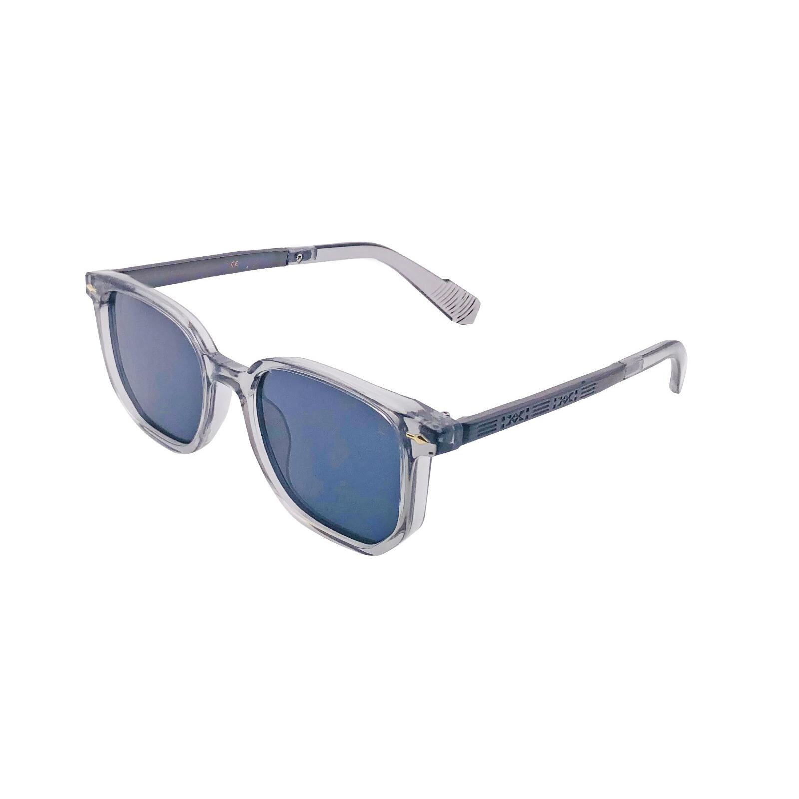 

RSINC Unisex Designer Sunglasses UV Protection Square Transprent Grey KH-2310 B0DKTFTJTQ