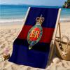 Royal Engineers Crest Emblem Beach Towel, Quick-drying, Easy to Care for, Suitable for Both Fitness and Beach Vacations,Sports Essential