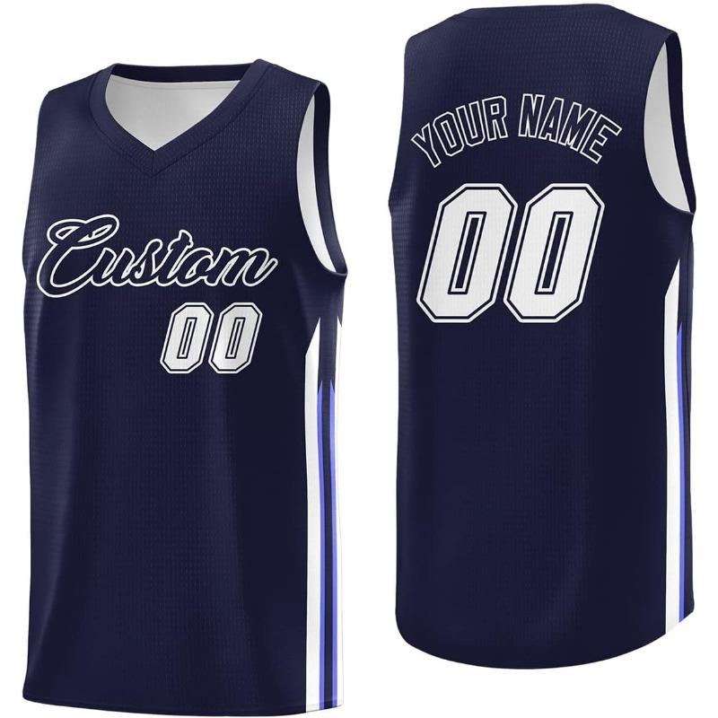 Personalized Your Own Stitched Basketball Jersey Sports Shirt Custom Team Name Number Logo for Men Youth