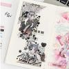 Color Notebook Series Stickers, Korean Basic Versatile Small Elements Student Account Diary DIY Decorative Stickers