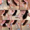 Boucles d'oreilles nœud populaires style coréen micro-incrustées de zircon pour femmes Aiguille S9 Argent boucle d'oreille niche boucles d'oreilles perles haut de gamme