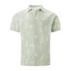 Summer New Tie-dye Lapel Short-sleeved Men's Beach Casual Sports All-match Shirt