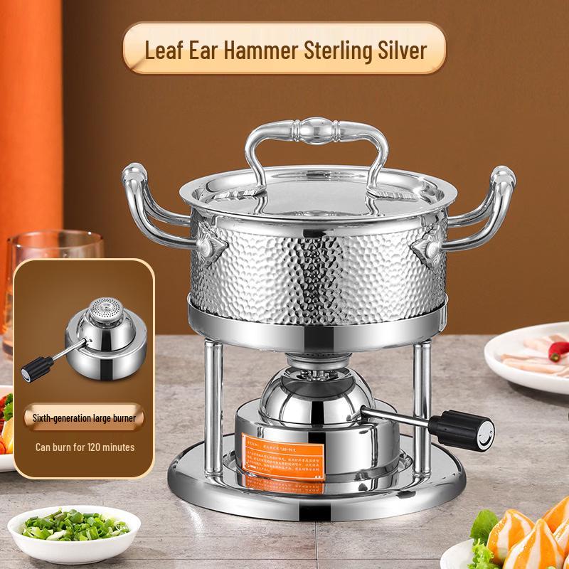 Wutuo Stainless Steel Single Mini Hot Pot with Gas Stove