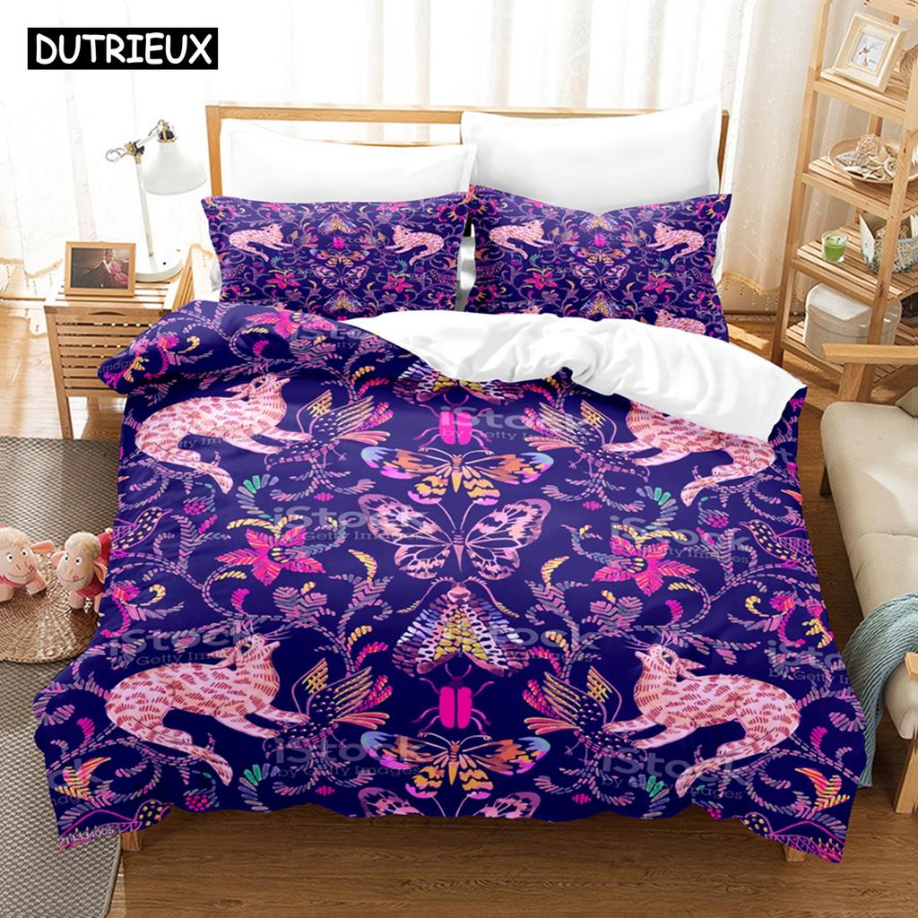3D Printed Bohemia Art Design Bedding Set Down Quilt Cover With Pillowcase Double SIngle King