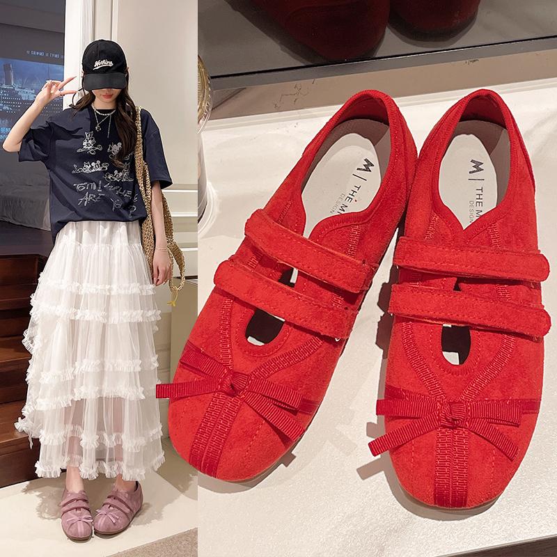 Fashion Flats Women Ballet Dance Shoes Walking Spring Cozy Sport Shoes Woman 2025 Fashion New Designer Sneakers Brand Zapatos De Mujer