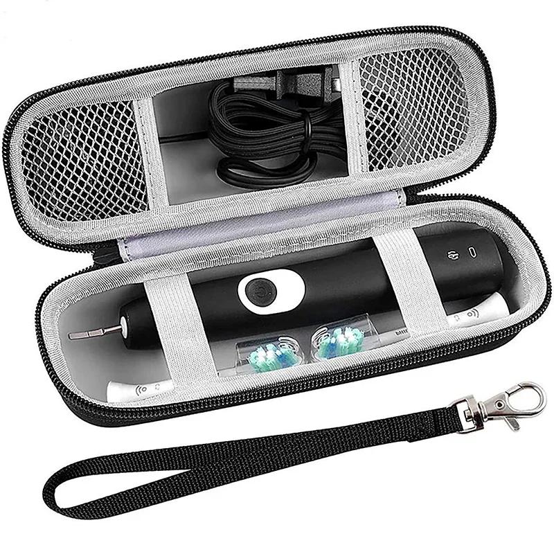 1pc Portable EVA Storage Case Carrying Hard Electric Toothbrush Case Protective Shell Organizer Storage Case Travel Accessories