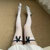 Bow Jk Long Knee Socks Children Summer Thin Lolita Velvet Sweet Ballet Style Suspenders Stockings