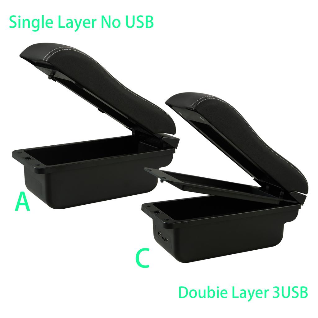 For KIA Rio 3 armrest box KIA K2 X-line Rio 3 2011 2012 2013 2014 2015 2016 car armrest accessories interior Storage box