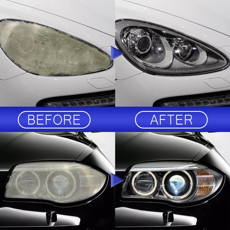 Car Light Restorative Liquid Removing Oxidation Dirt Scratch Car Headlight Polishing Repair Fluid Spray Liquid Restoration Kit