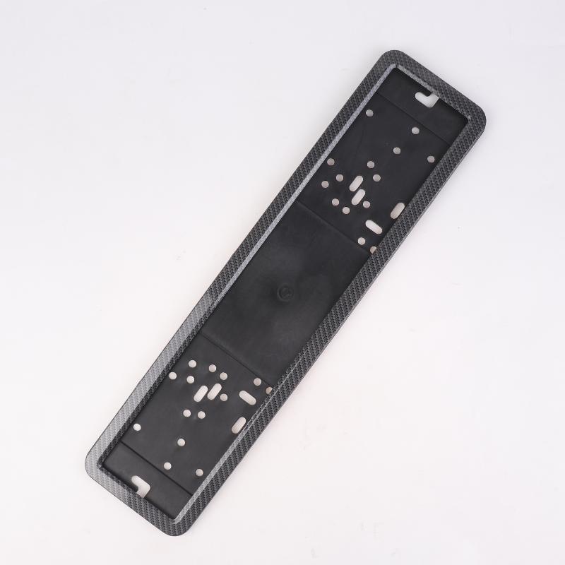 1Pcs Standard License Plate Stainless Steel Metal Frame Cover Ru Ua Eu Number Plate Holder Black License Plate Holder Mount