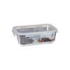 ZISIZ Transparent Divided Food Storage Container