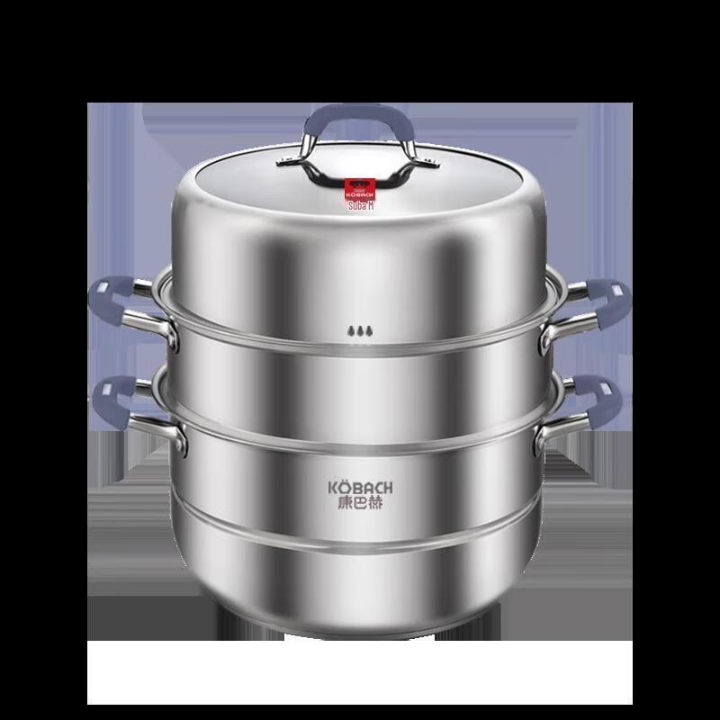 Kangbahe 3-Layer Anti-Scald Stainless Steel Steamer