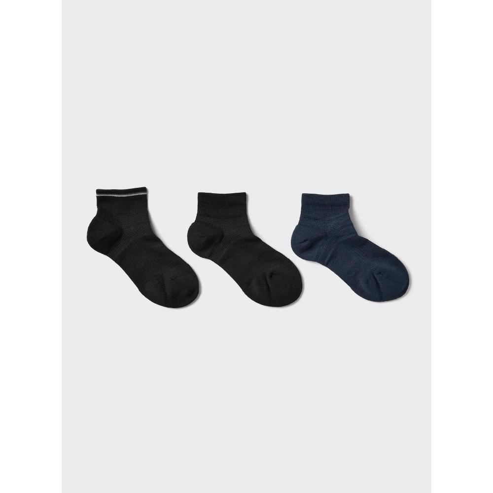 Uniqlo Japan Short Socks 3 Pair Pile Line