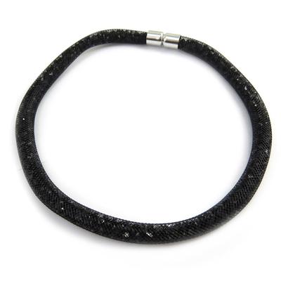 [M1928] - Black 'Joyaux' Designer Necklace