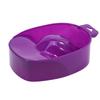 Nail Art Tips Hand Wash Soak Bowl Tray Polish Treatment Remover Manicure Spa Tool (Purple)