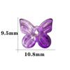 DW50 11mm 50 Stück/Los Schmetterling Farbverlauf Form Glasperlen Exquisite Perlen DIY Handgemachtes Armband Schmuck Material Zubehör