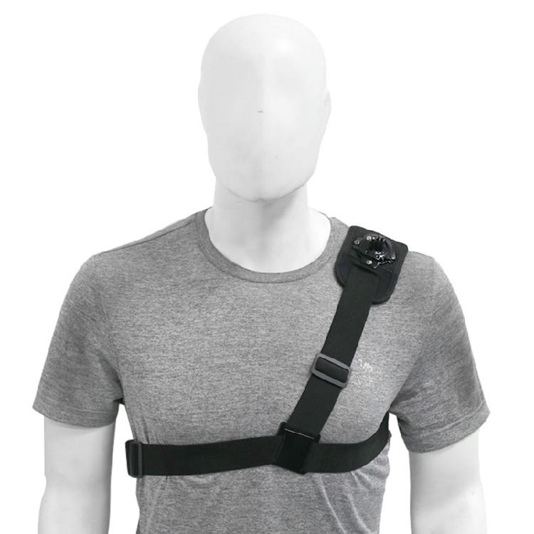 PC Nylon Chest Harness Adapter Strap Mount Providing 360 Degree Rotation For Sports Camera Mounting