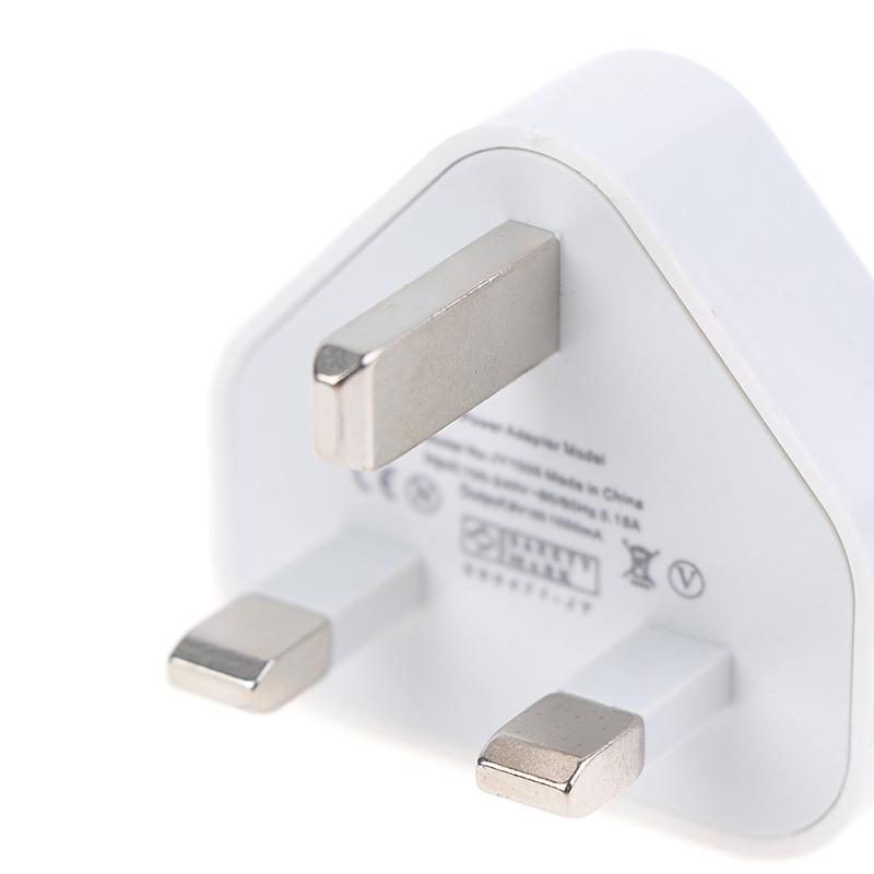 Speedy Fast 1 Port Usb Charger 3 Pin Uk Mains Wall Plug Adapter