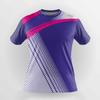 Mens quick drying T-shirt Women's badminton uniforms fitness running training clothes Breathable printed T-shirt Boys Sportswear