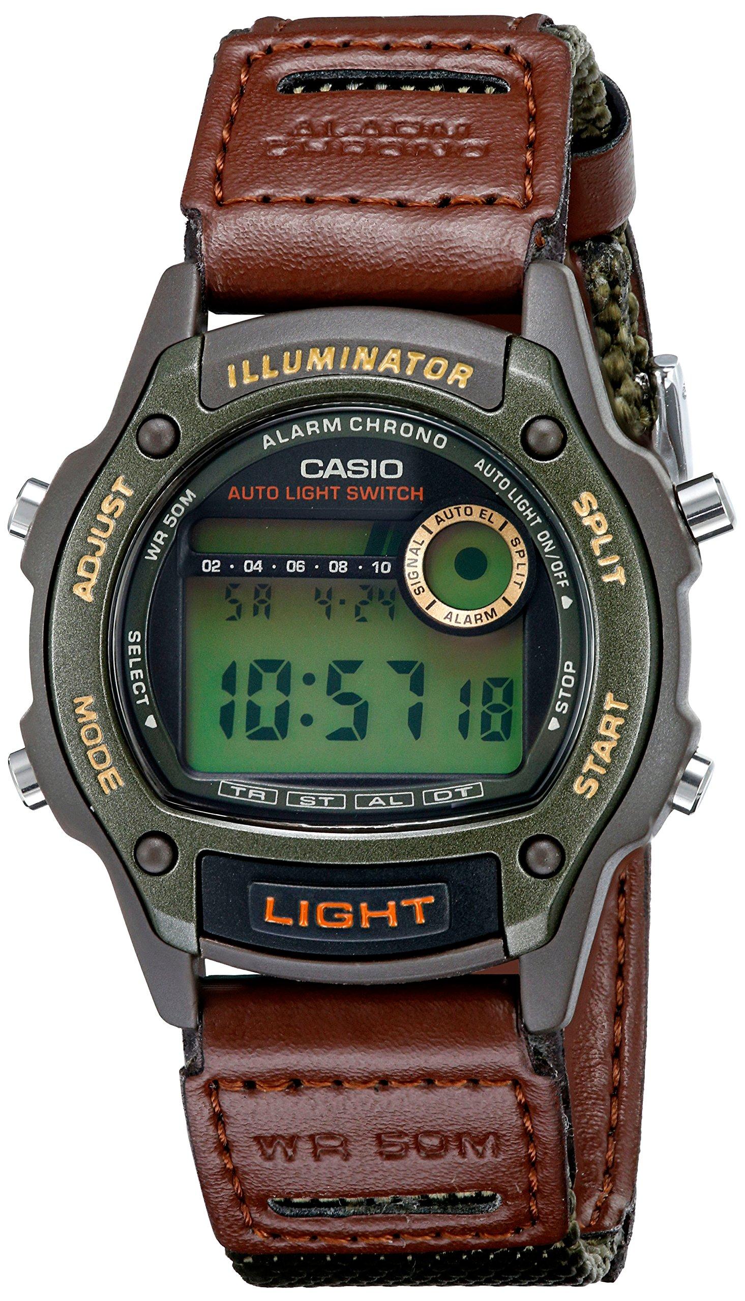 

Мужские часы Casio Khaki Digital, импортированные из-за границы, W-94HF-3AV,