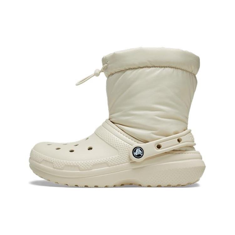(WMNS) Crocs Classic Lined Neo Puff Boots Beige Women s 206630-2Y2 EU 37-38