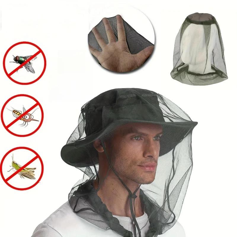 Mosquito-Proof Veil Breathable Fabric Outdoor Mosquito Net Clear View Easy Wear Fishing Camping Garden Insect Shield Net
