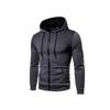 Mens Hooded Zip-Up Sweatshirt Lightweight Casual Sport Pullover Fall
