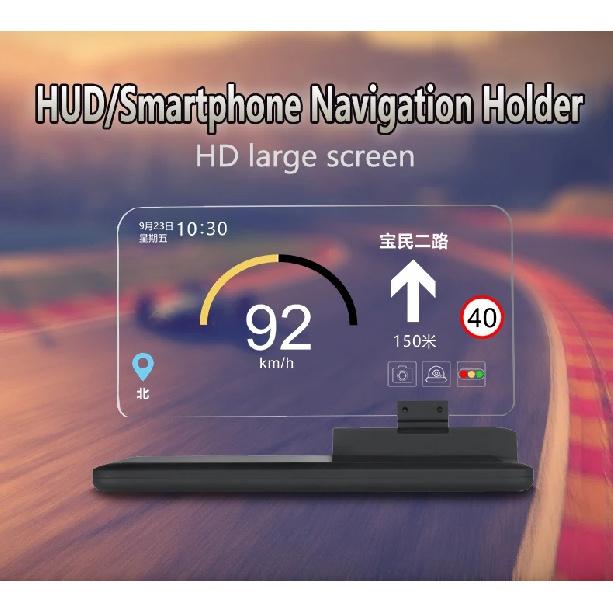 6palcový univerzální H6 HUD projektor pro auto Head Up Display Držák na telefon Navigace pro chytrý telefon gps hud pro jakákoli auta