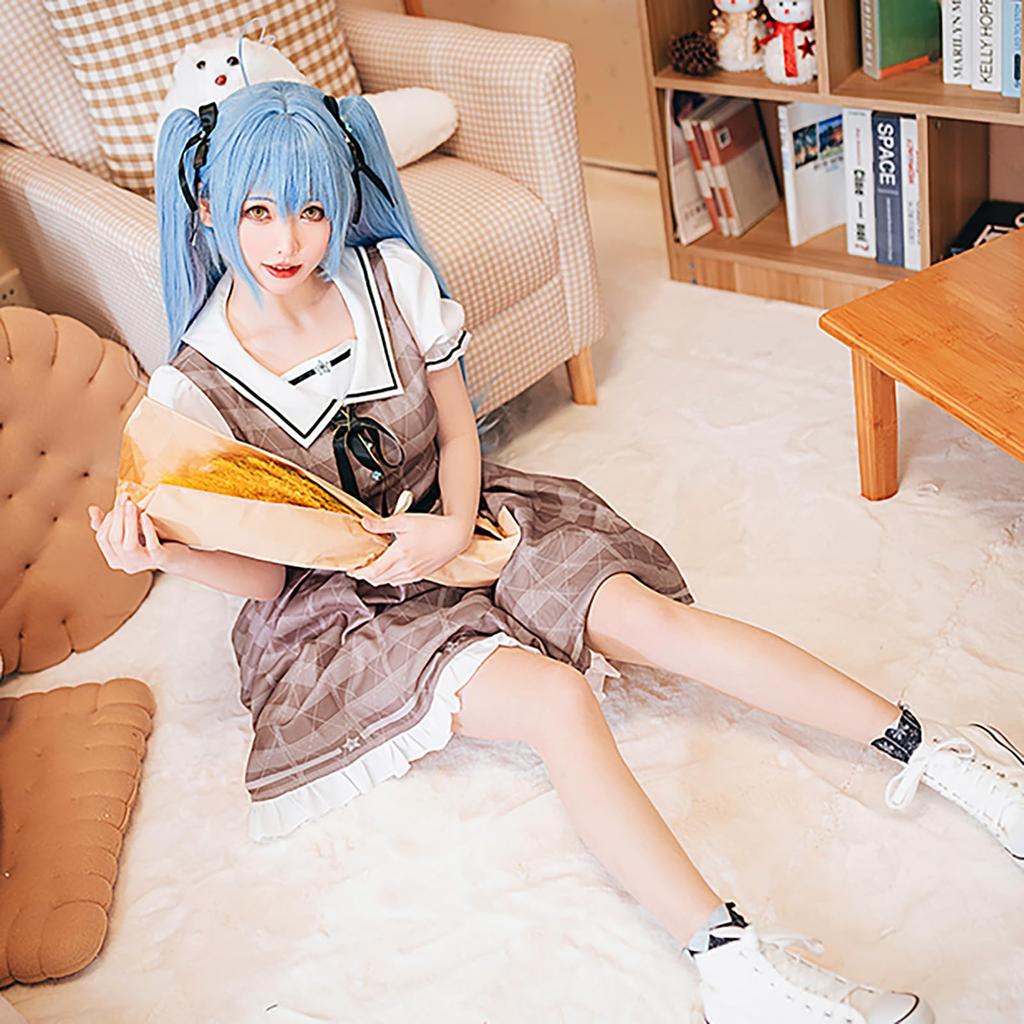 Hololive Yukihana Lamy Cosplay One Piece Halloween Check [milky time]