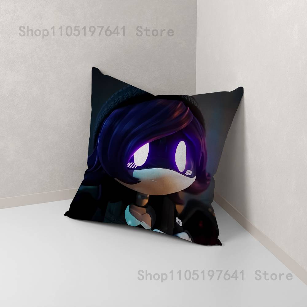 M-Murder Drones UZI Pillow Case Plush Pillow Cases Home Decoration Pillow Cover for Sofa Bed Chair Living Room