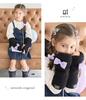 Arm Warmers for Gloves for Gloves for Cold Fleece Black Lavender [Arisana] Kids, Girls, Ribbon, Winter, Knit, Children, Protection, Lining, Fur,