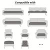 Jacquard Elastic Sofa Cover Solid Color Anti-dirty Couch Seat Slipcover Four Season Universal Outdoor Chair Seat Cover for Home