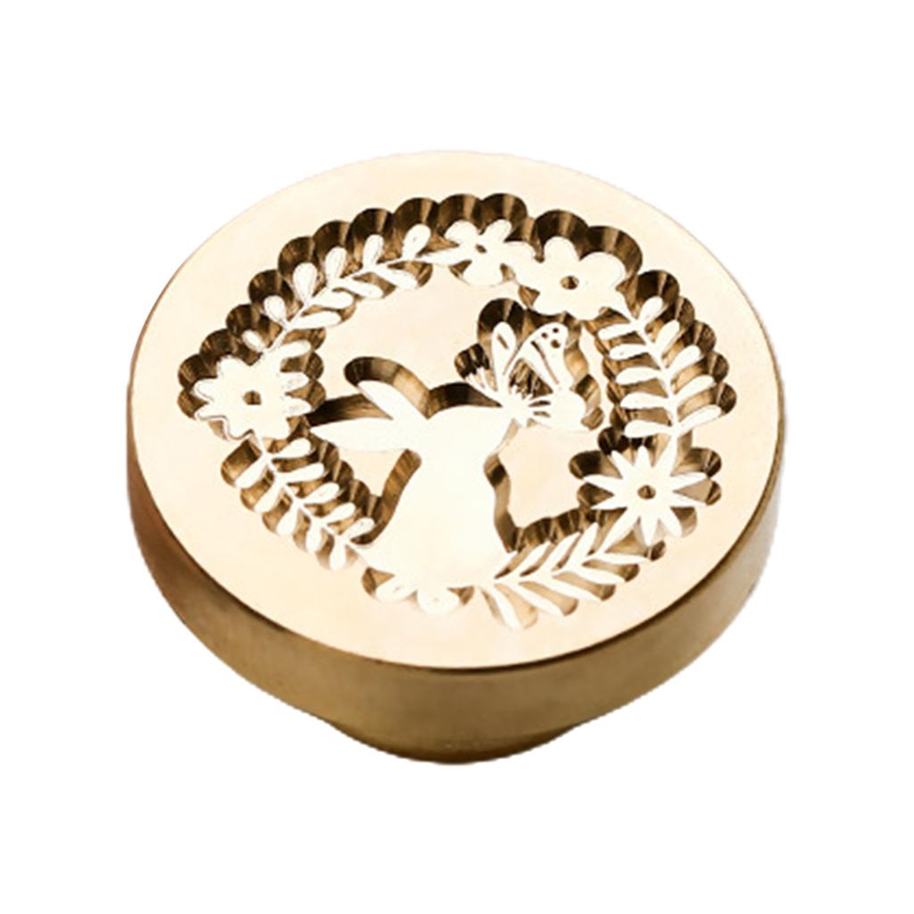 Wax Seal Stamp Head for Cards Envelopes Invitations Gift Packaging- Brass Head Gift Wrapping, Post Card Letter