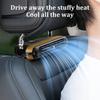 Electric Car Fan Auto Backseat Fan Space-saving Design Type-C Power Cord Wide Range Of Uses Quiet And Powerful