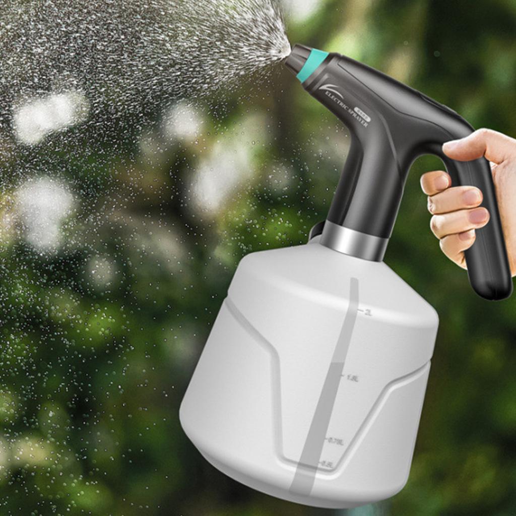 0.9/1/1.5/2L Electric Spray Bottle 1200mAh USB Charging Plant Sprayer Machine Garden Automatic Watering Irrigation Mist Sprayers