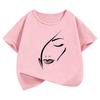 Gothic Vintage Women Face Funny T Shirts Y2k Short Sleeve Kids Childrens Tshirt Boys Girls Summer Spring Casual Top Tee Shirt
