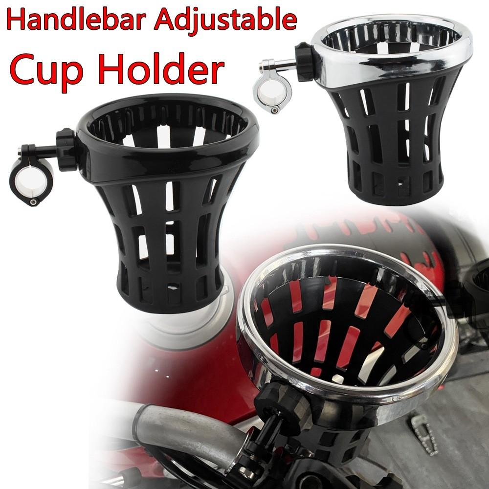 Highquality Universal Black Cup Holder For Motorcycles Ideal For Any Bike Model