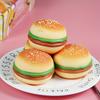 Simulation Hamburger Decompression Stress Relief Taba Squishy Toys Super Soft Pinching Cookies Fidget Toy For Anxiety Relaxation