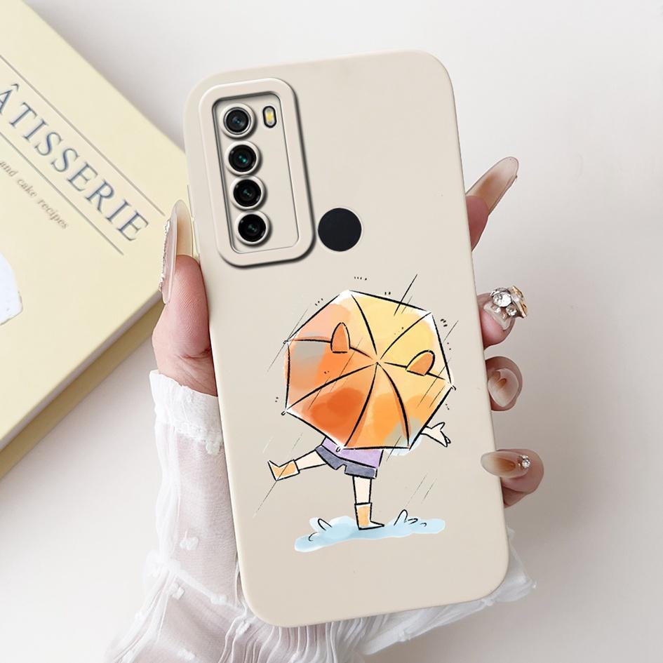 For Xiaomi Redmi Note 8 8T Case Fashion Painted Camera Protection Square Silicone Coque Soft Cover For Redmi Note8 Note8T Fundas