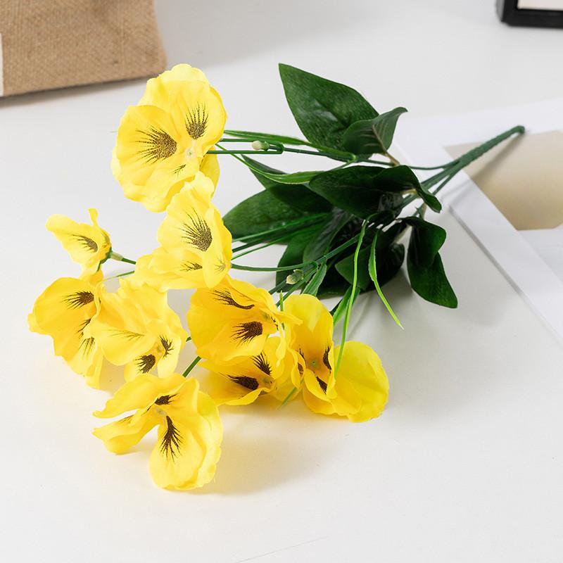 Iris Fringed Simulation Flower Home Living Room Decoration Fake Ornaments Flower