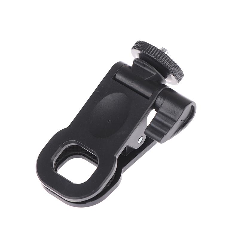 Mini Fill Light Clip Camera Flash Holder With 360 Swivel Ball-Head 1/4 Screw Mount Universal Phone Tripod Tablet Mount Clamp
