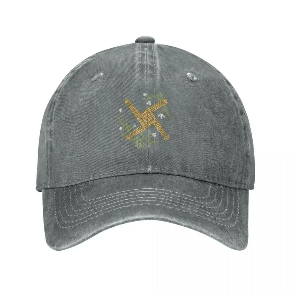 Brigids Cross Baseball Cap Golf Hat Unisex Ball Cap Anime Unisex Womens