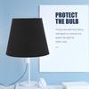 Living Room Lamp Shade Drum Fabric Lampshade E14 Tabletop Desktop Light Shade